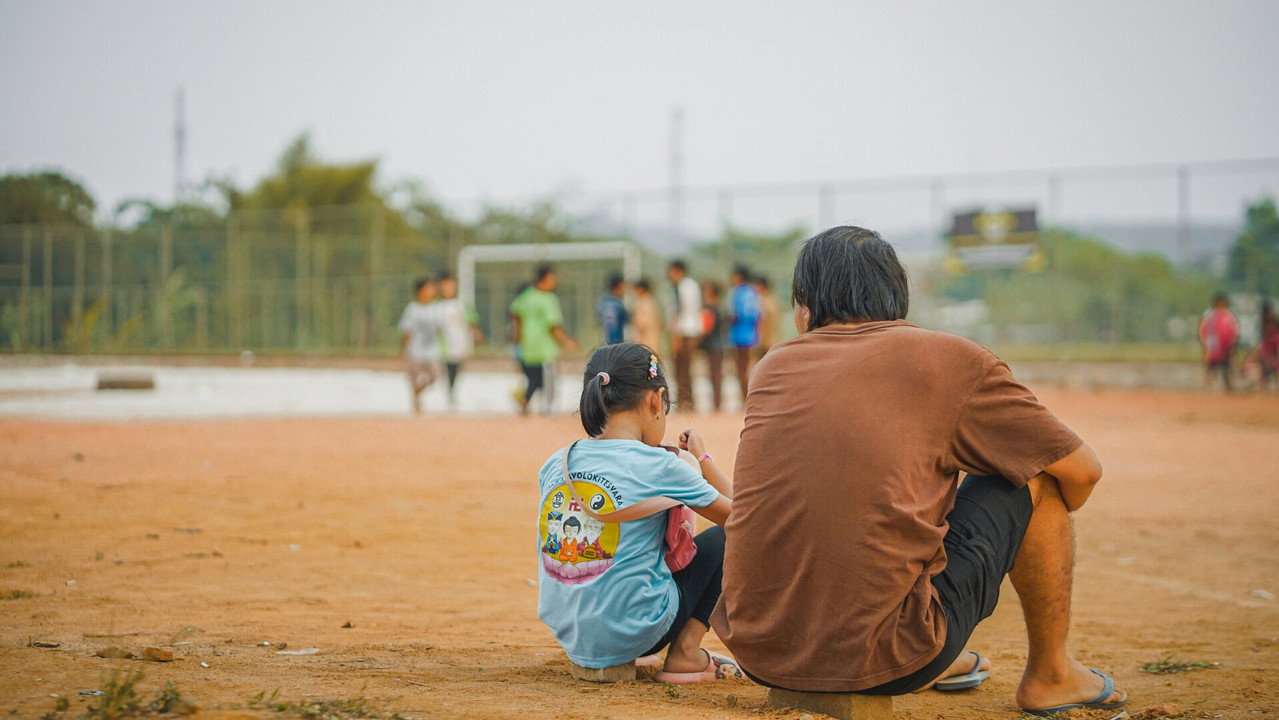 Moving Flower backdrop