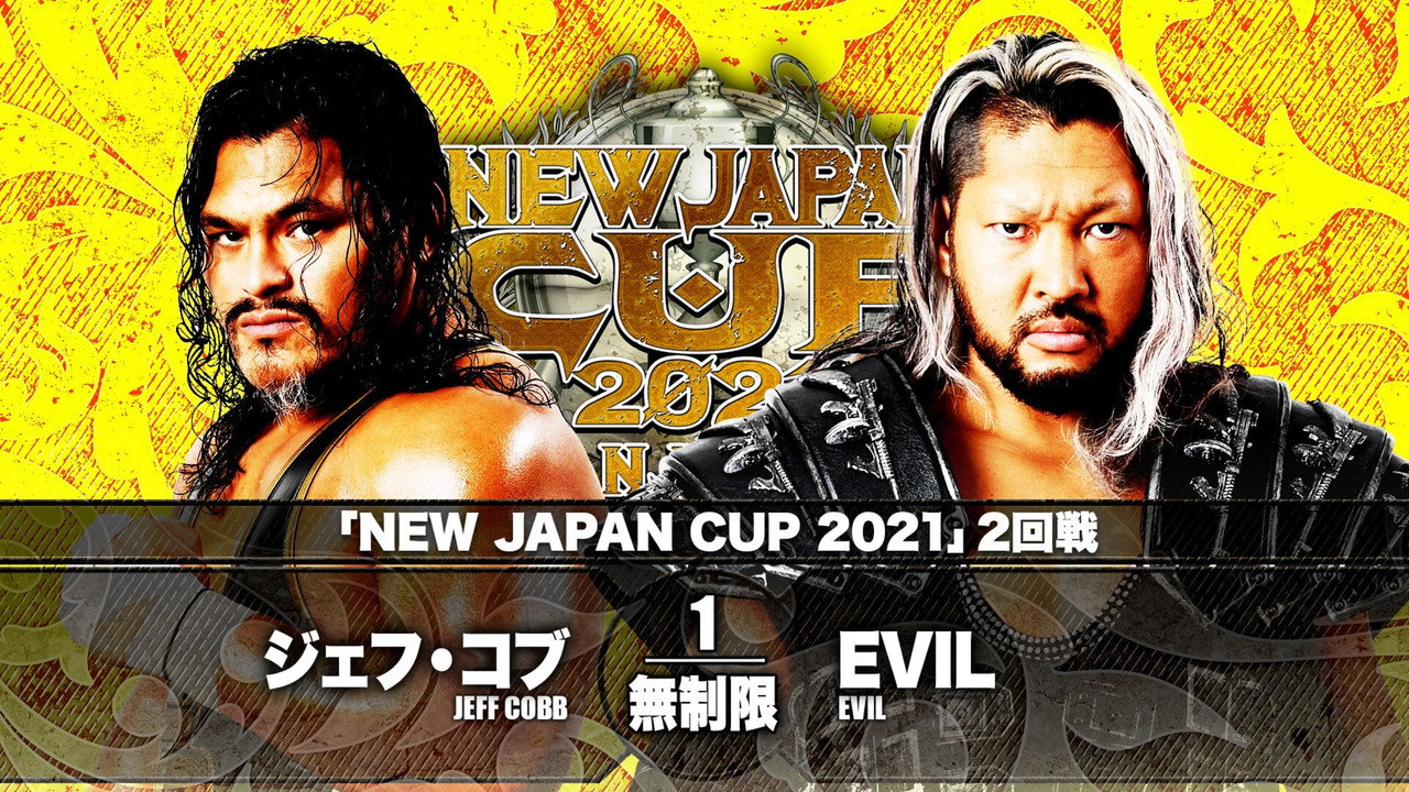 NJPW New Japan Cup 2021 - Day 6 backdrop