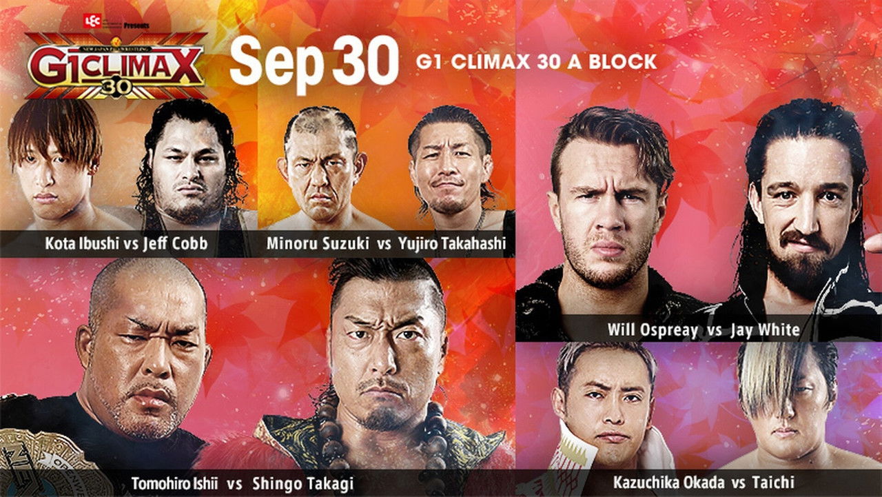 NJPW G1 Climax 30: Day 7 backdrop