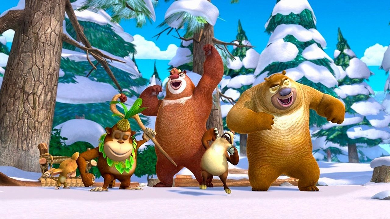 Boonie Bears backdrop