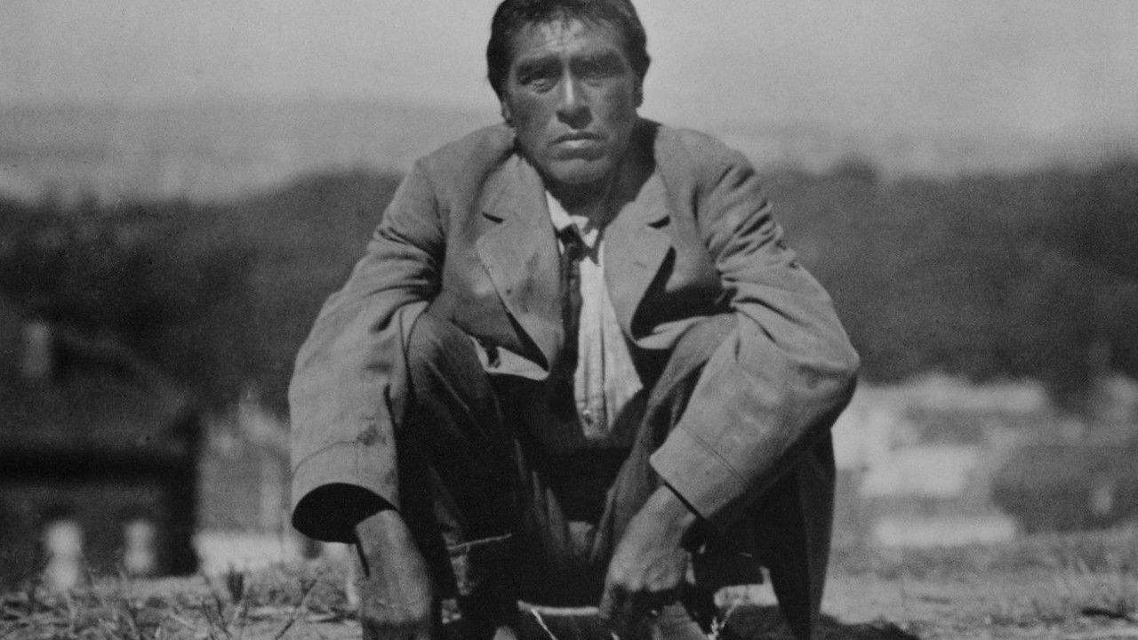 Ishi's Return backdrop