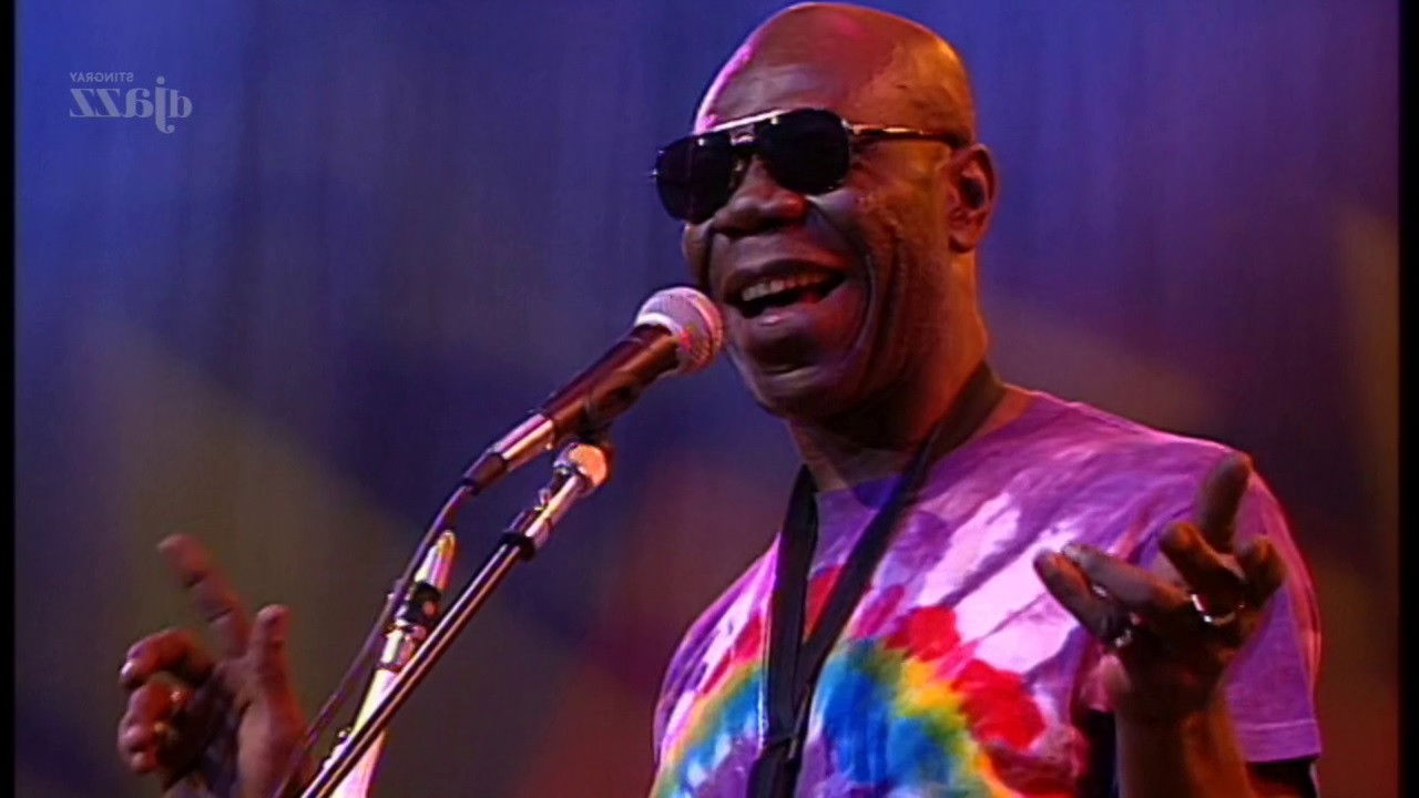 Soul Makossa Manu Dibango jazz Open Stuttgart - 1995 backdrop