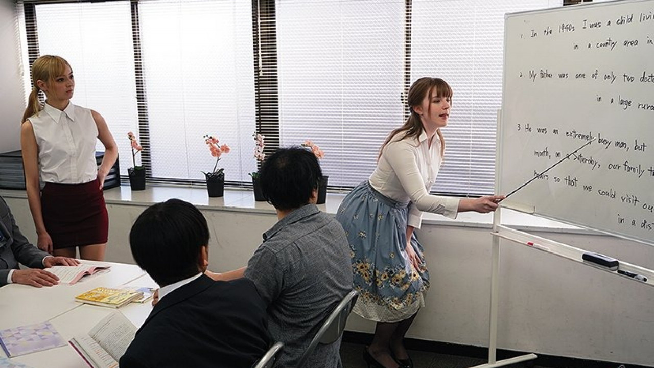 DASD-696 The White Lecturer Who Was Brainwashed By Aphrodisiac Was A Nasty Bitch Though He Disliked It. Karina Nishida June Lovejoy backdrop