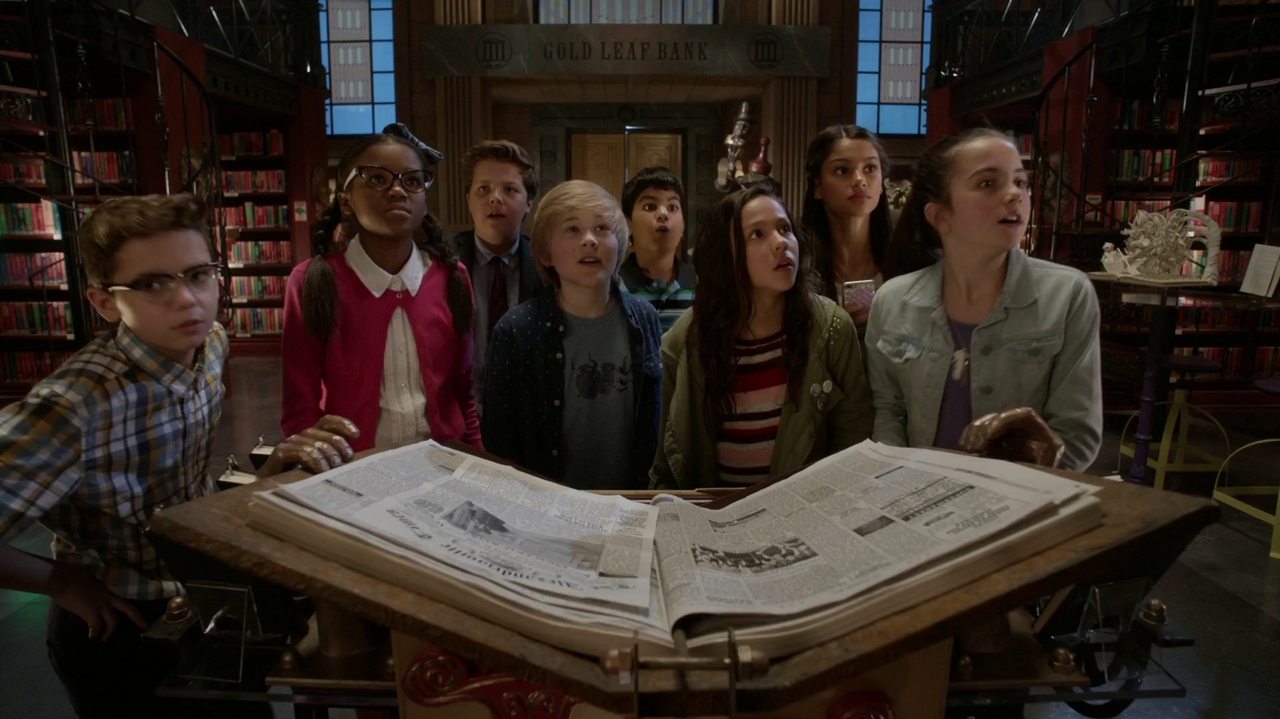 Escape from Mr. Lemoncello's Library backdrop