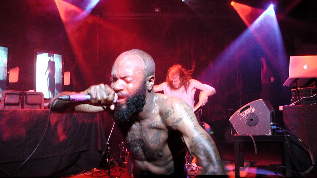 Death Grips: NPR Music Live backdrop