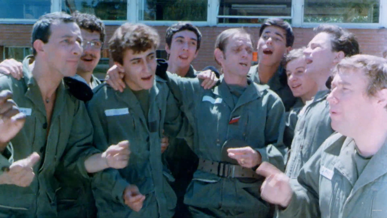 Rookie Soldiers on Maneuvers backdrop