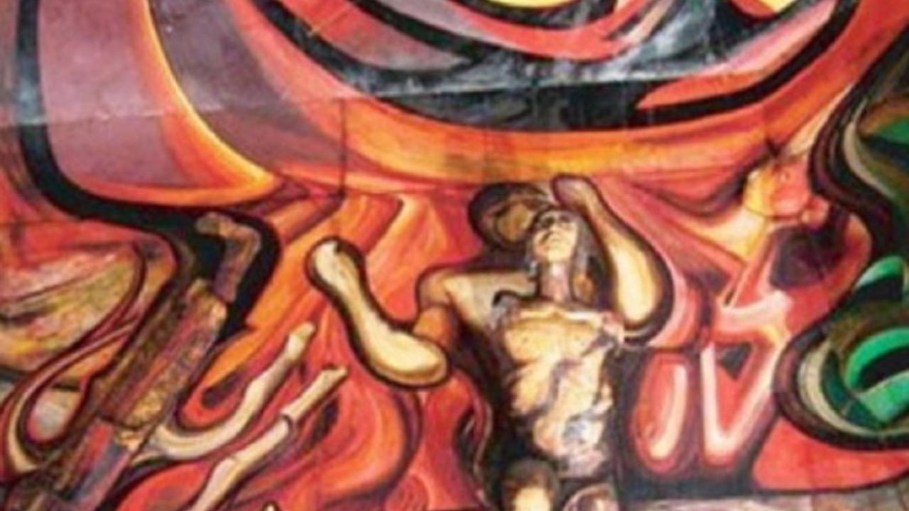 Walls of Fire backdrop