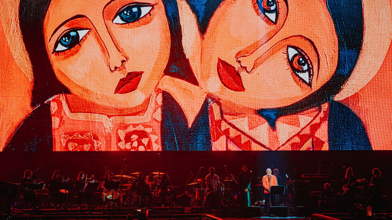 Together for Palestine backdrop