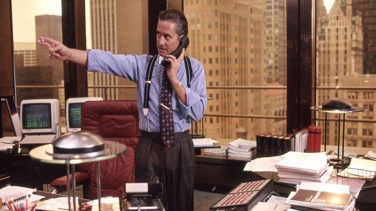 Once upon a time on Wall Street backdrop