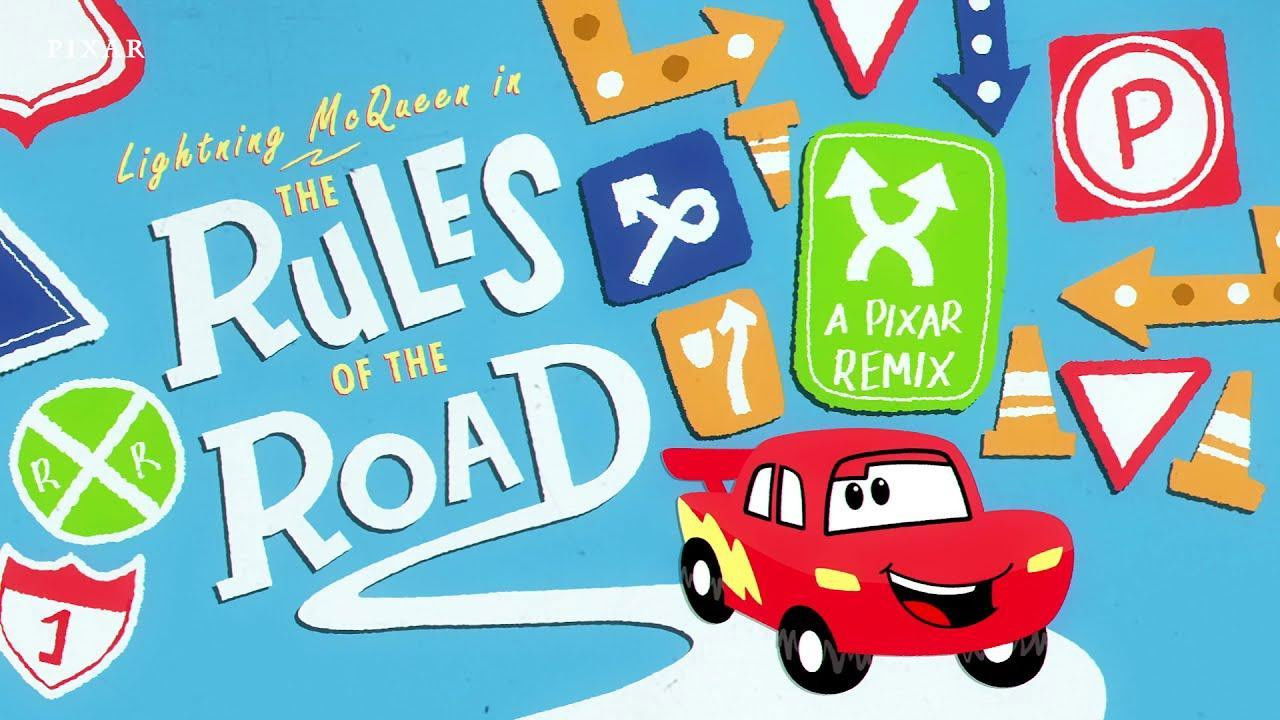 Pixar Remix: Cars "Rules of the Road" backdrop