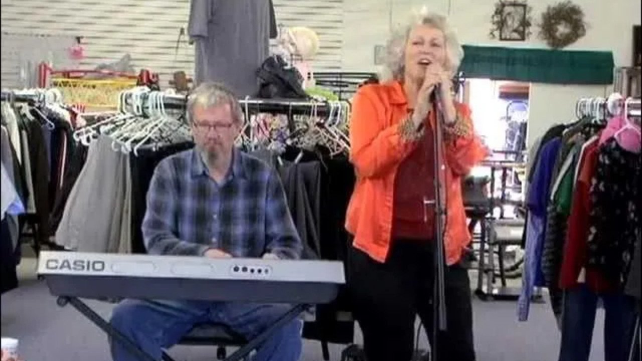 Chickens in the Shadows backdrop