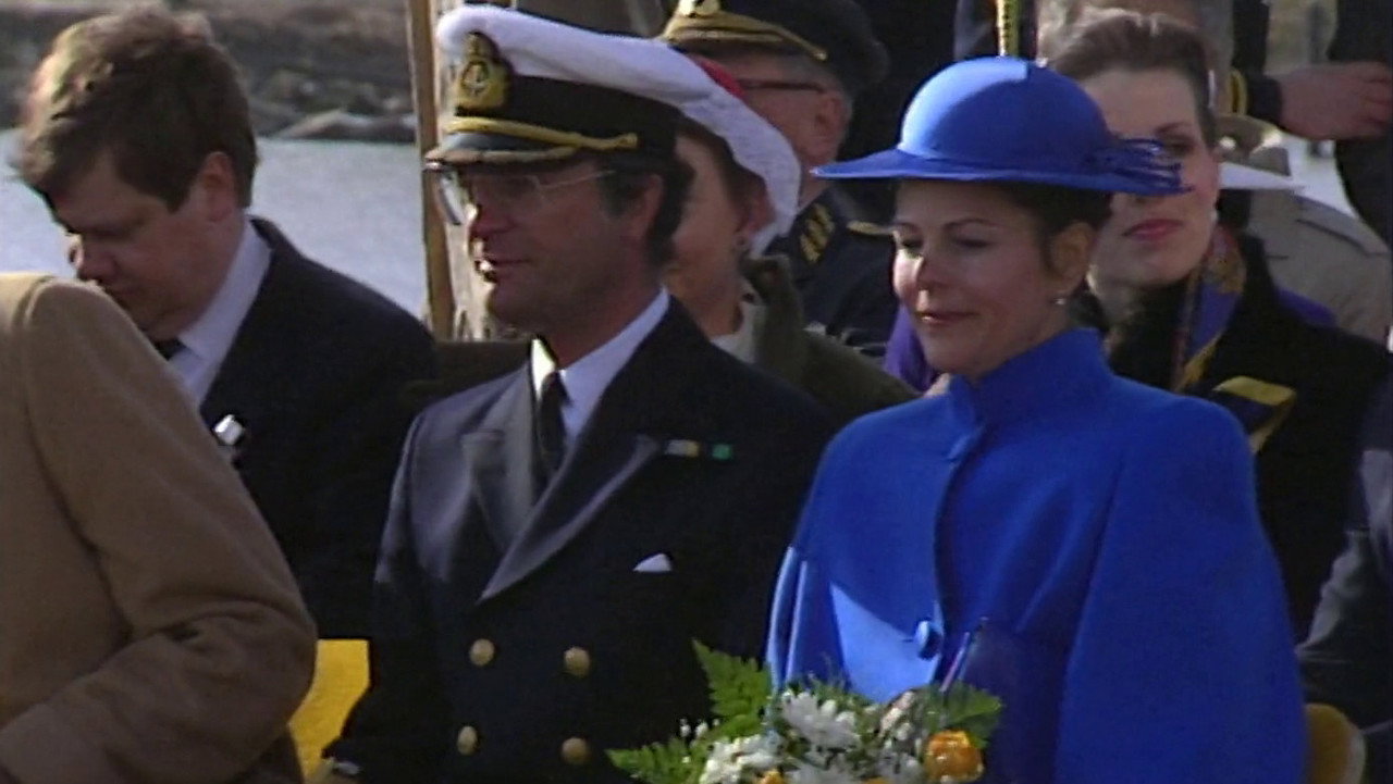 Kunglig resa i USA backdrop