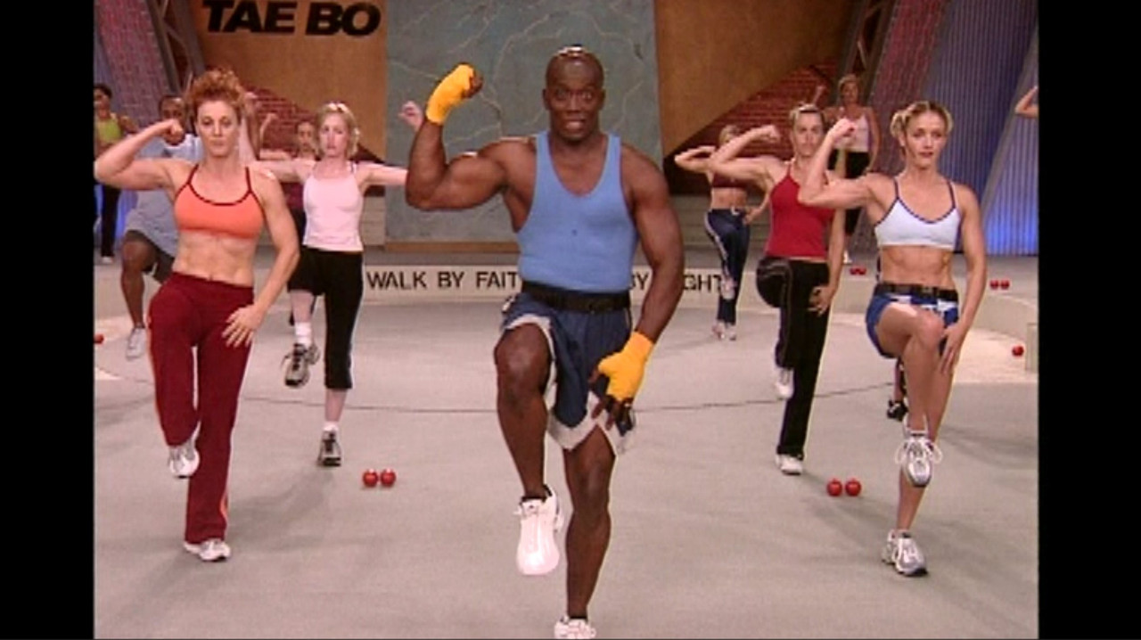 Billy Blanks Tae Bo 2004 Capture the Power STRENGTH backdrop
