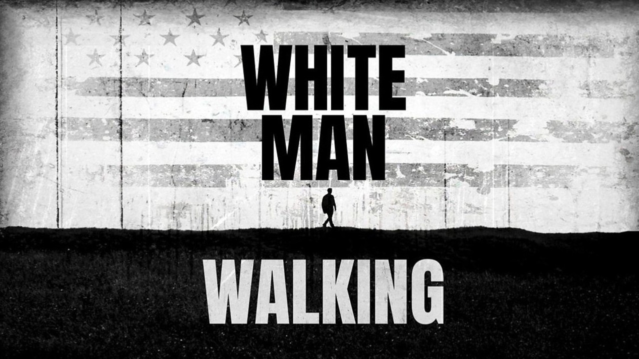 White Man Walking backdrop