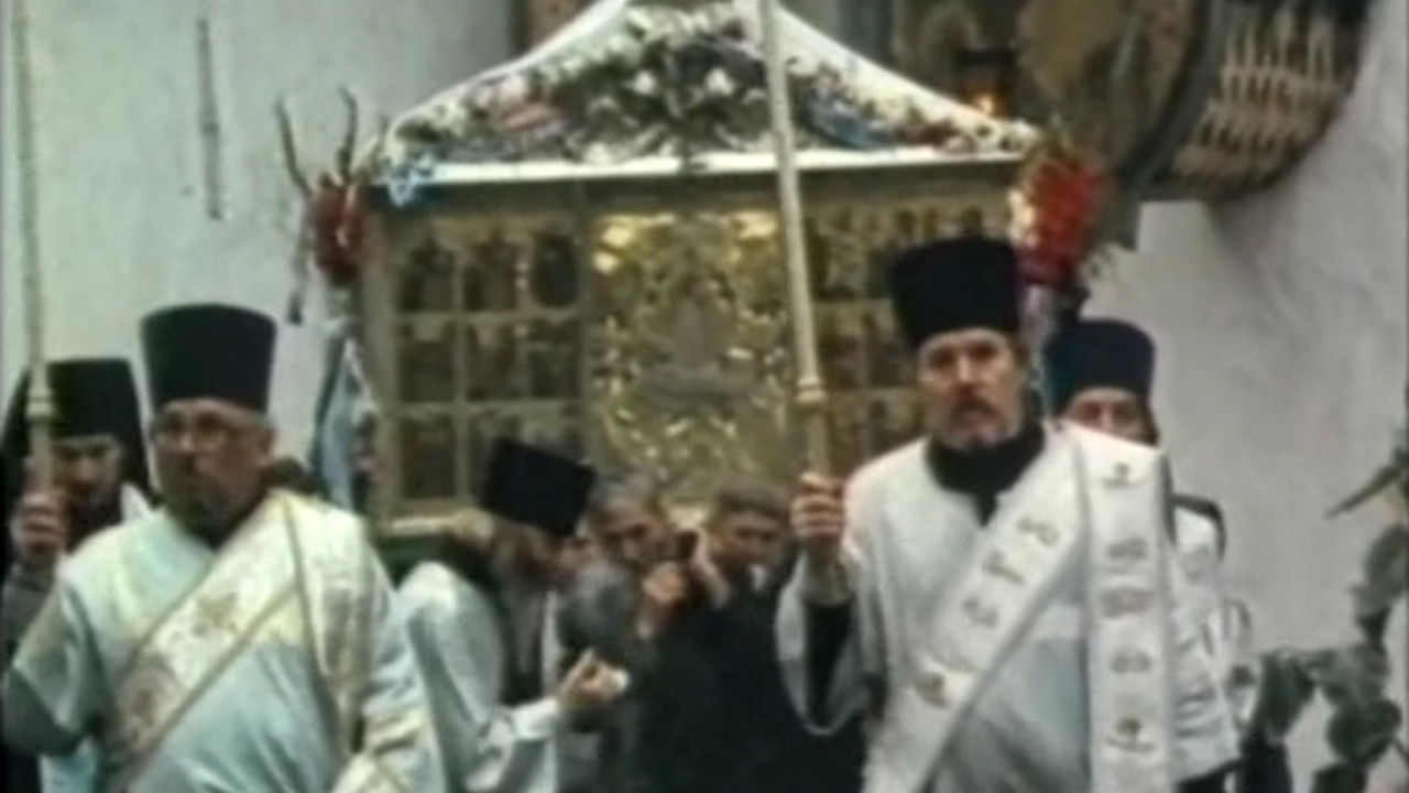 Pskov-Pechersk Monastery backdrop