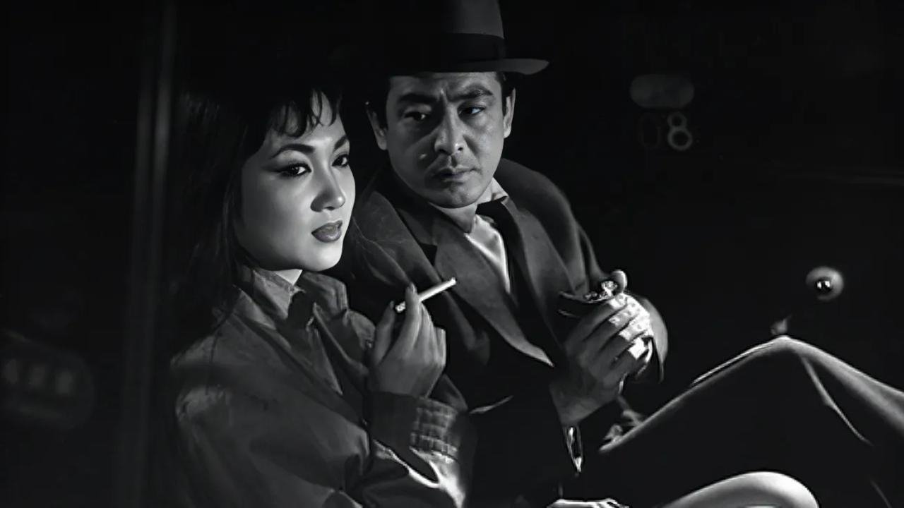 The Naked Woman and the Gun backdrop