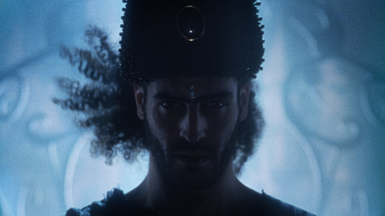 Stallion and a Crystal Ball backdrop