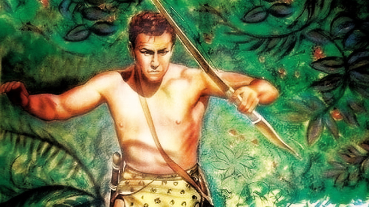 Tarzan and the Trappers backdrop