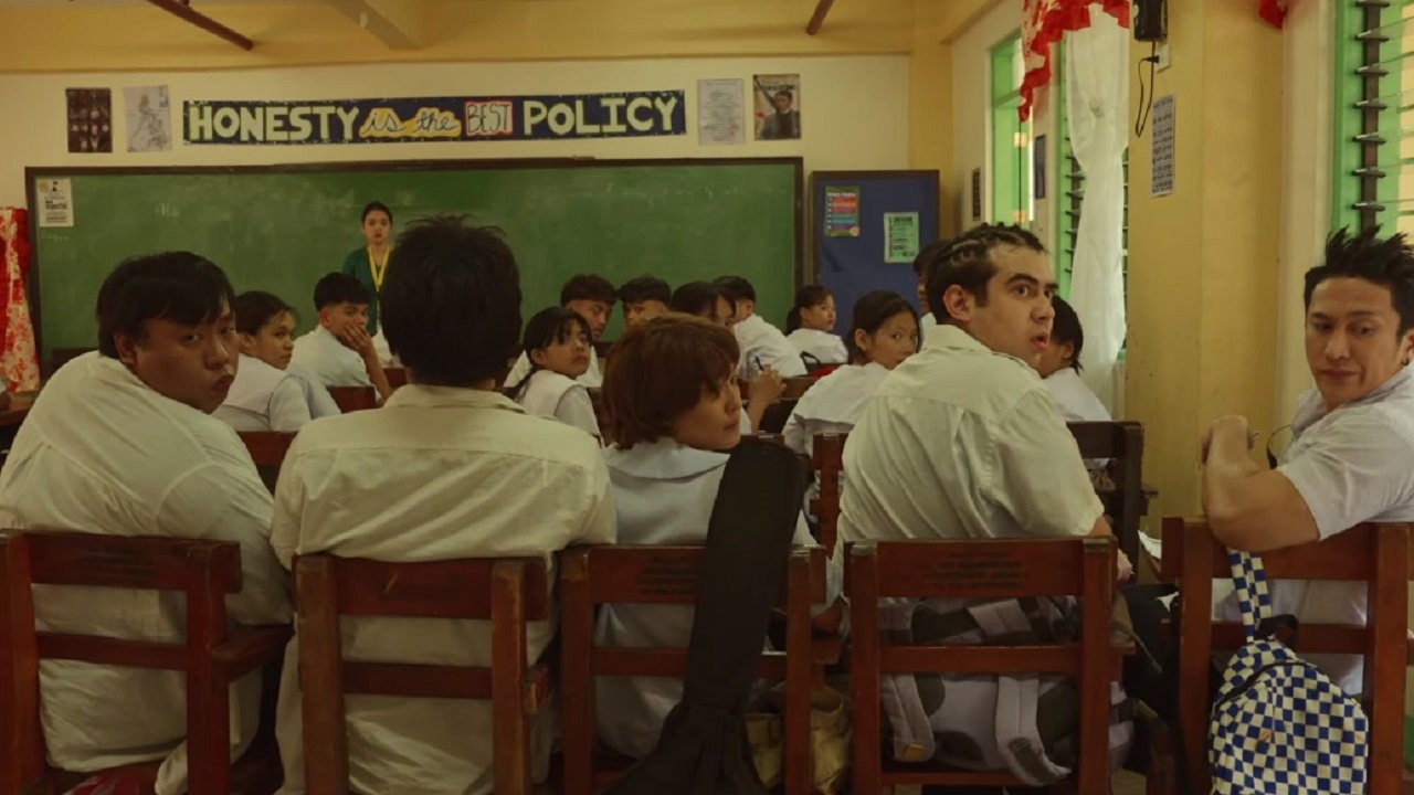 Boys at the Back backdrop