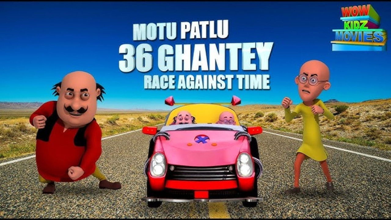 Motu Patlu 36 Ghantey Race Against Time backdrop