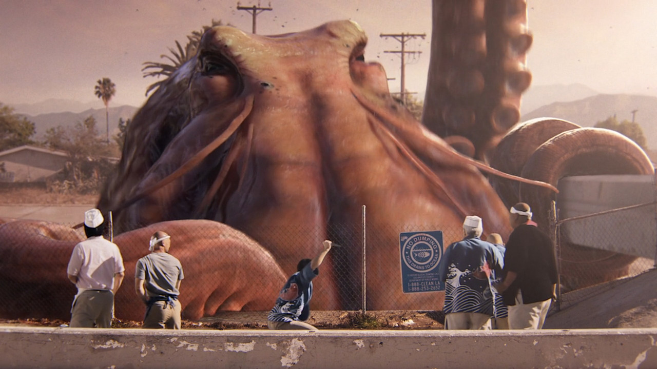 Monster Roll backdrop