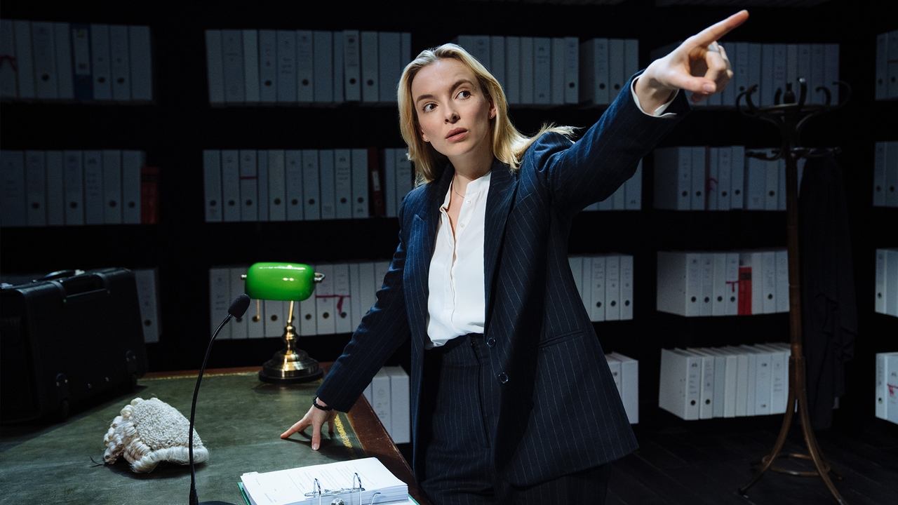 National Theatre Live: Prima Facie backdrop