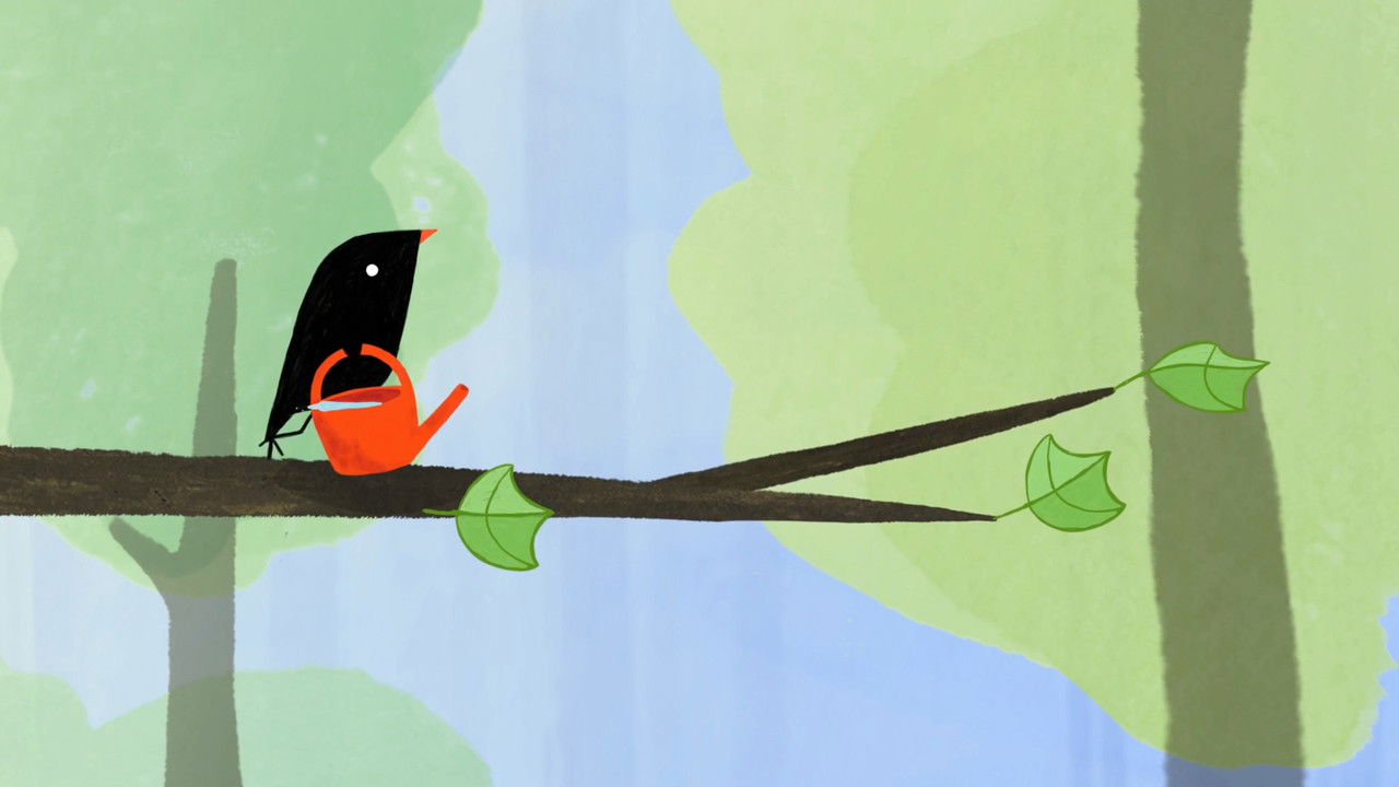 The Little Bird and the Caterpillar backdrop