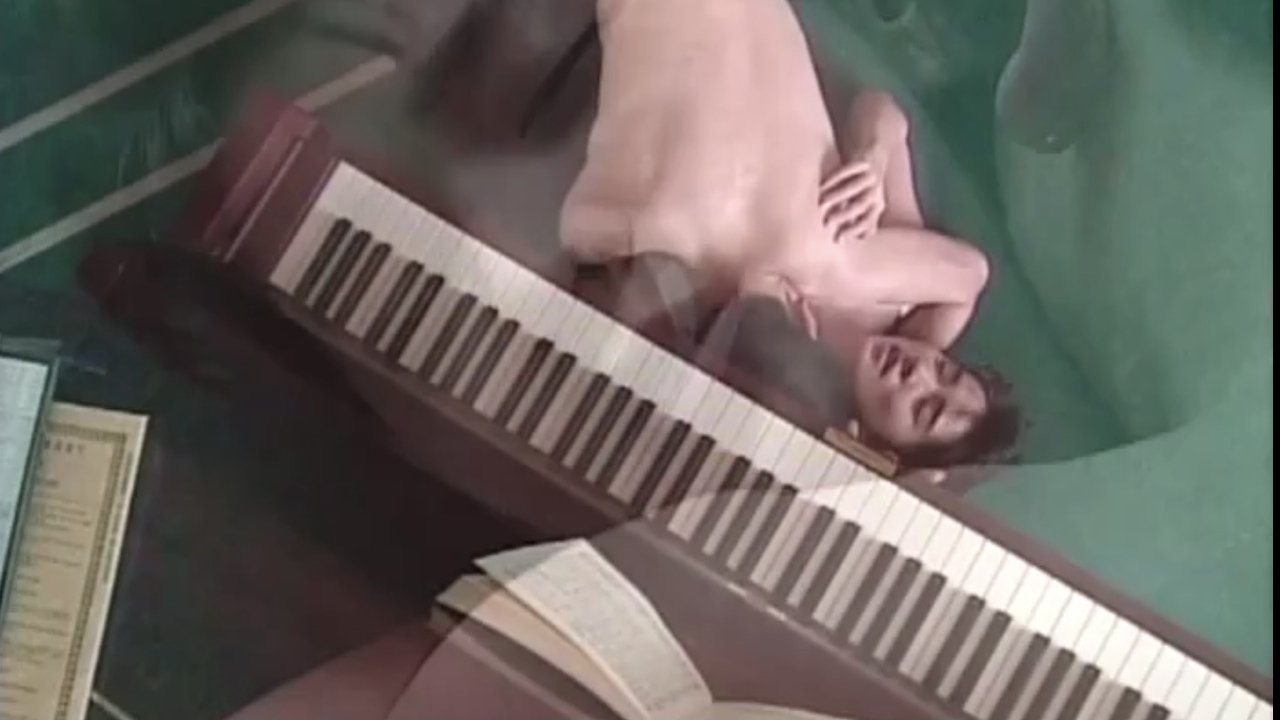 Female Teacher: Under a Wet Piano backdrop