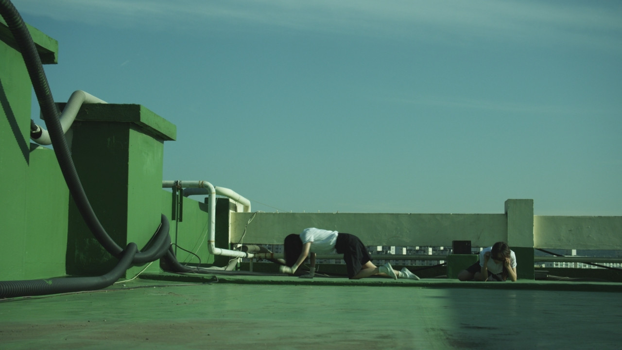 Superpower Girl backdrop