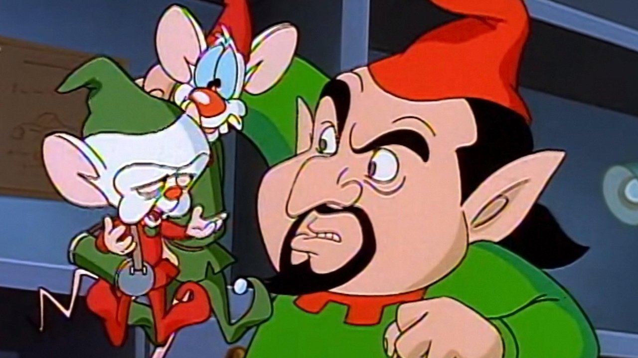 Pinky & the Brain: A Pinky and the Brain Christmas backdrop