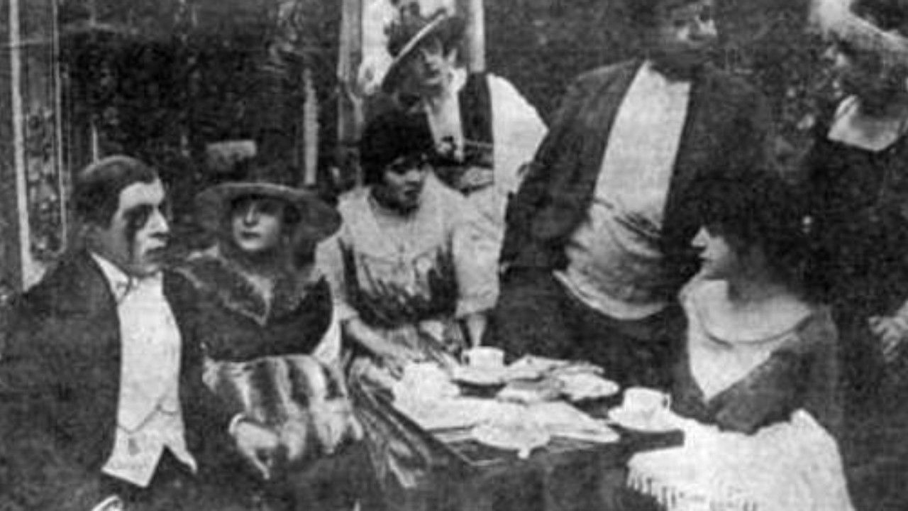 The Intimidated Bourgeois backdrop