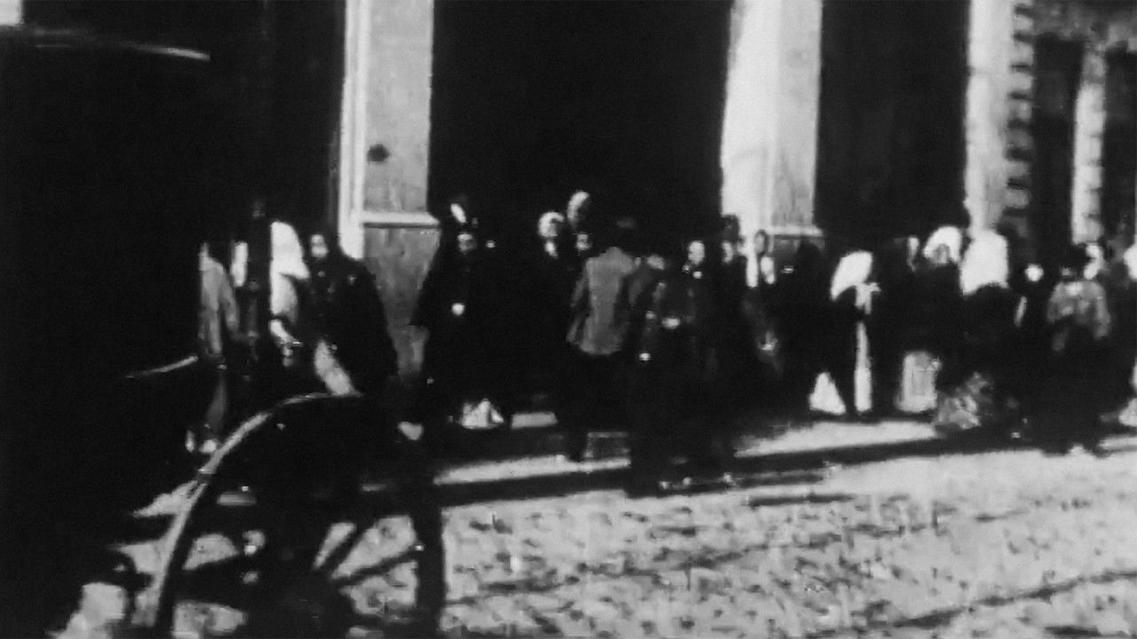 Workers Exit from the Confiança Shirt Factory backdrop