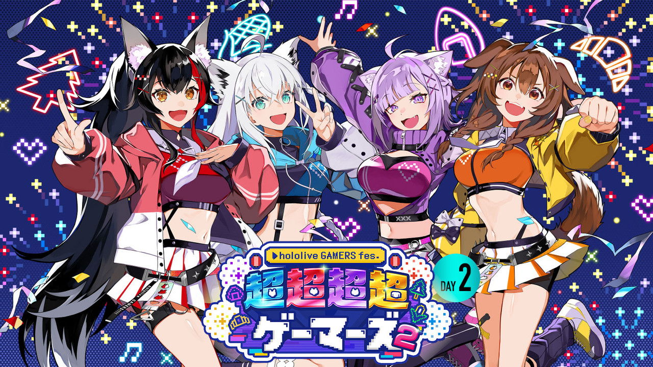 Cho-Cho-Cho-Cho GAMERS 2 Day 2 backdrop