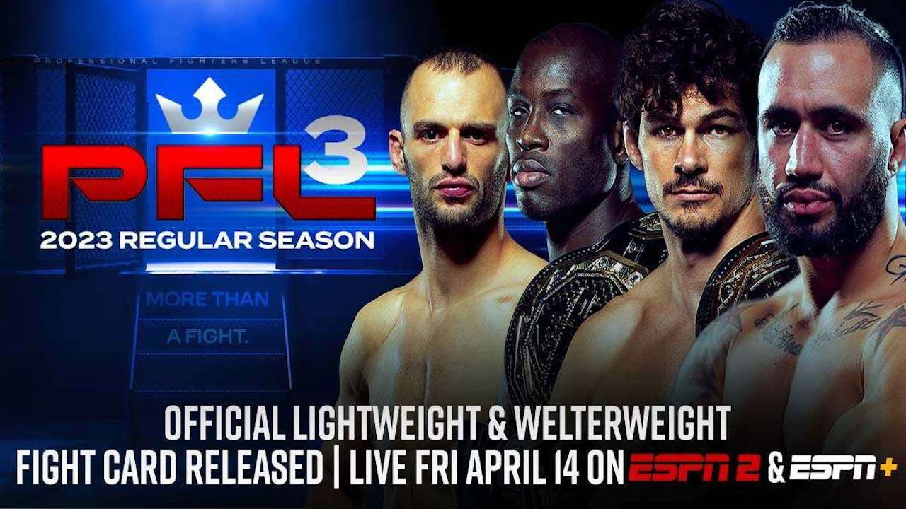 PFL 2023 #3: Regular Season - Aubin-Mercier vs. Burgos backdrop