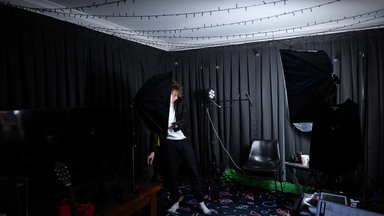 Student Film Maker backdrop