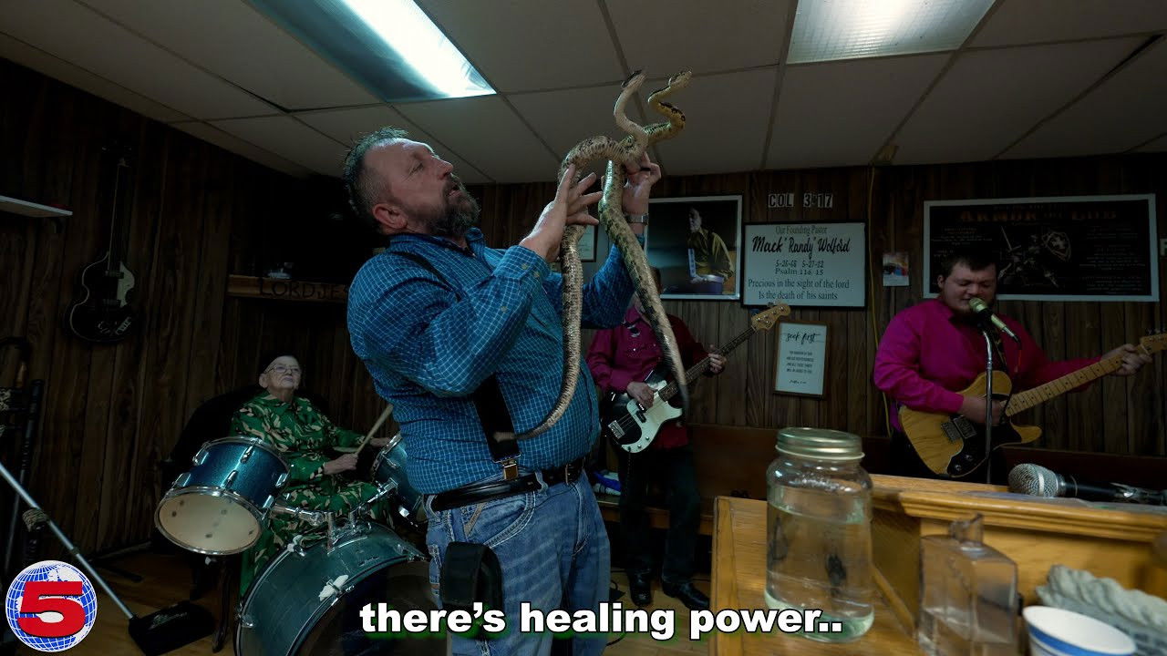 West Virginia Snake Church backdrop