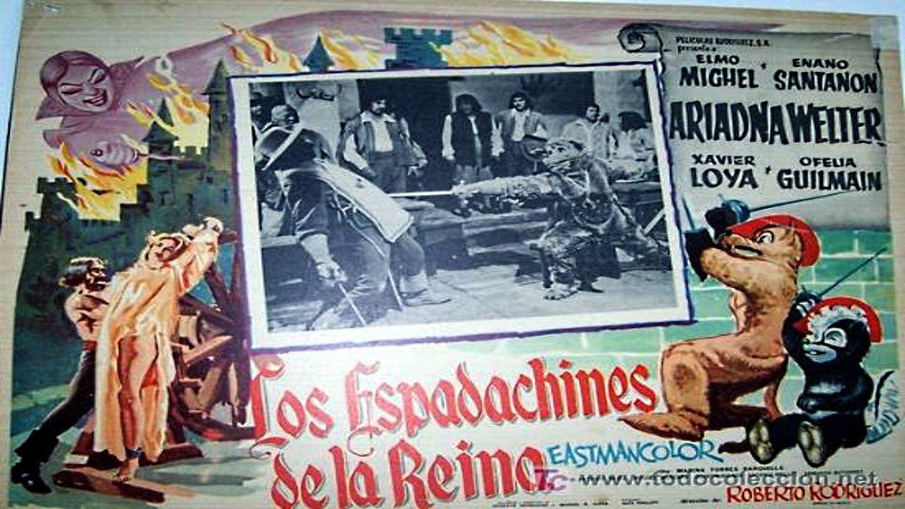 The Happy Musketeers backdrop