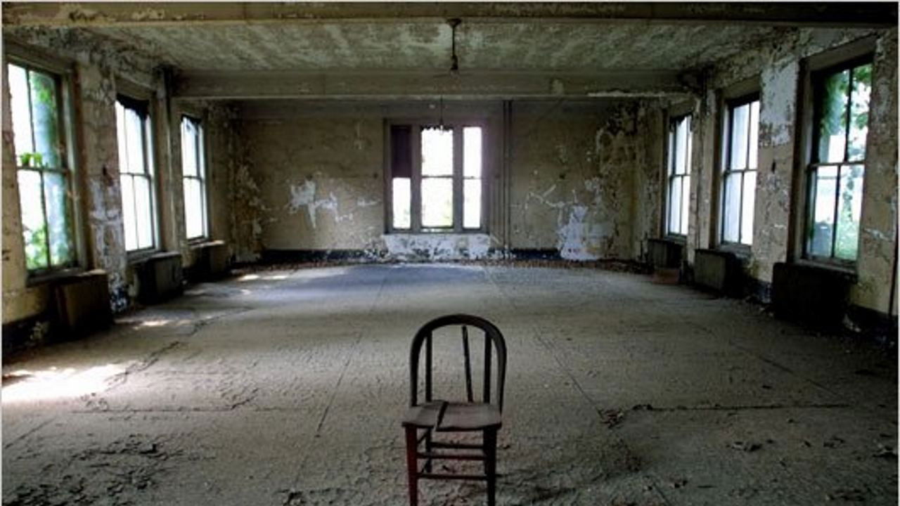 Forgotten Ellis Island backdrop