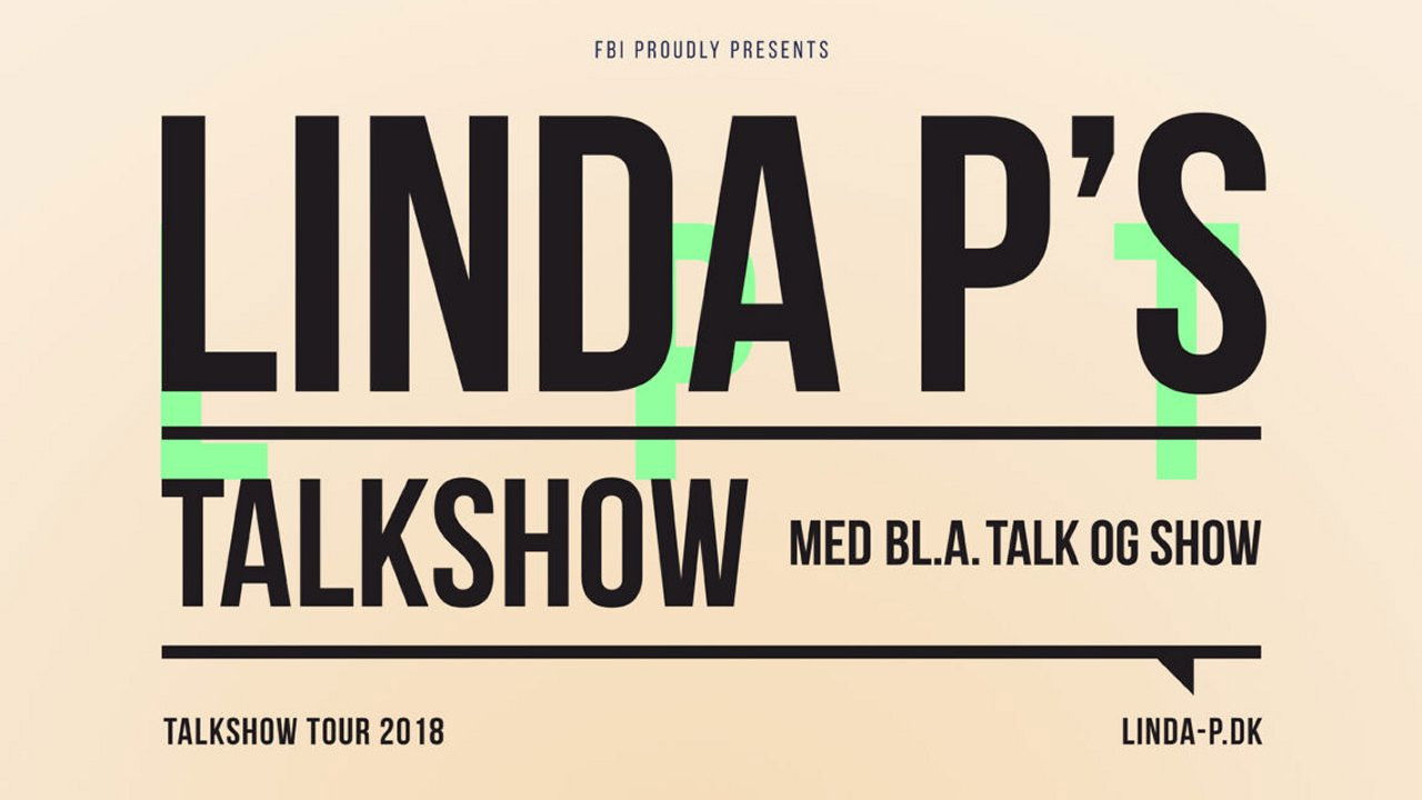 Linda P's Talk Show - With Talk and Show backdrop