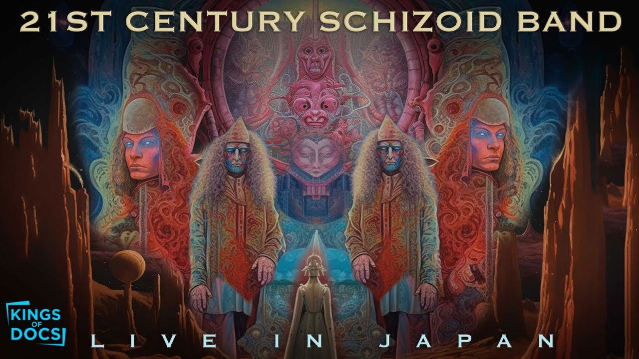 21 Century Schizoid Band live in Japan backdrop