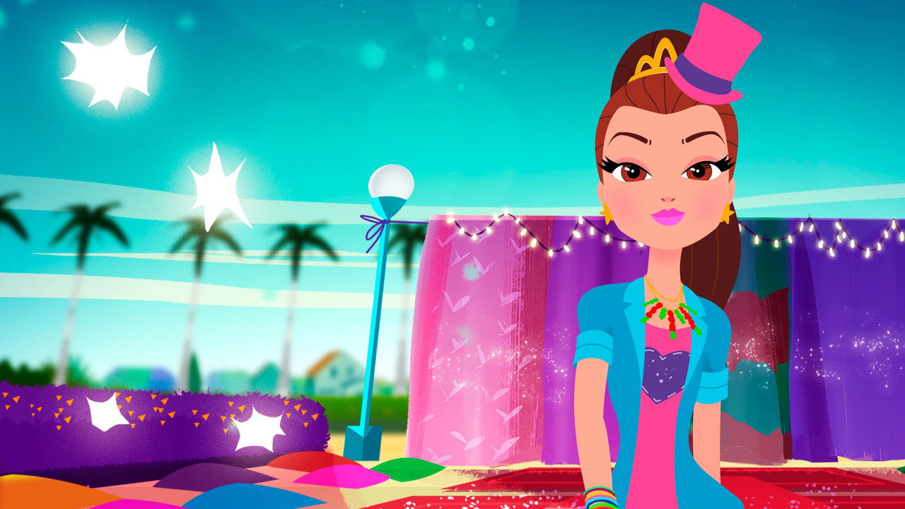 Glitter Model backdrop