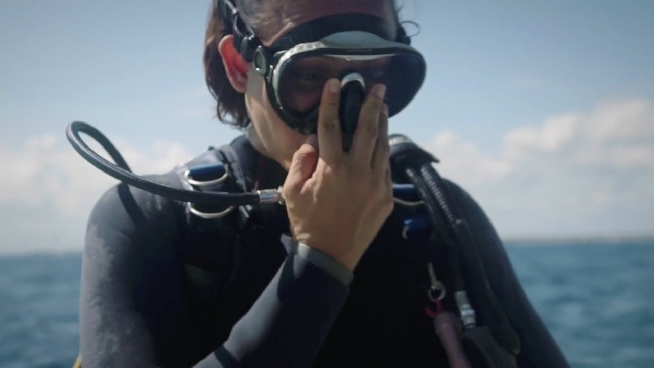 Mermaids Against Plastic backdrop
