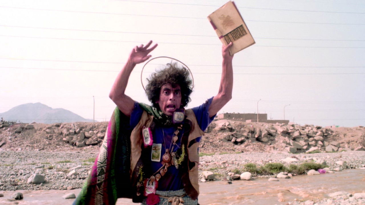 Carta del apóstol San Juaneco a la ciudad del mal backdrop