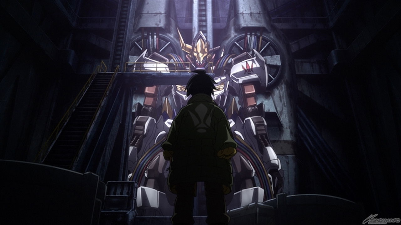 Mobile Suit Gundam: Iron-Blooded Orphans 10th Anniversary Short Film - Wedge of Interposition backdrop