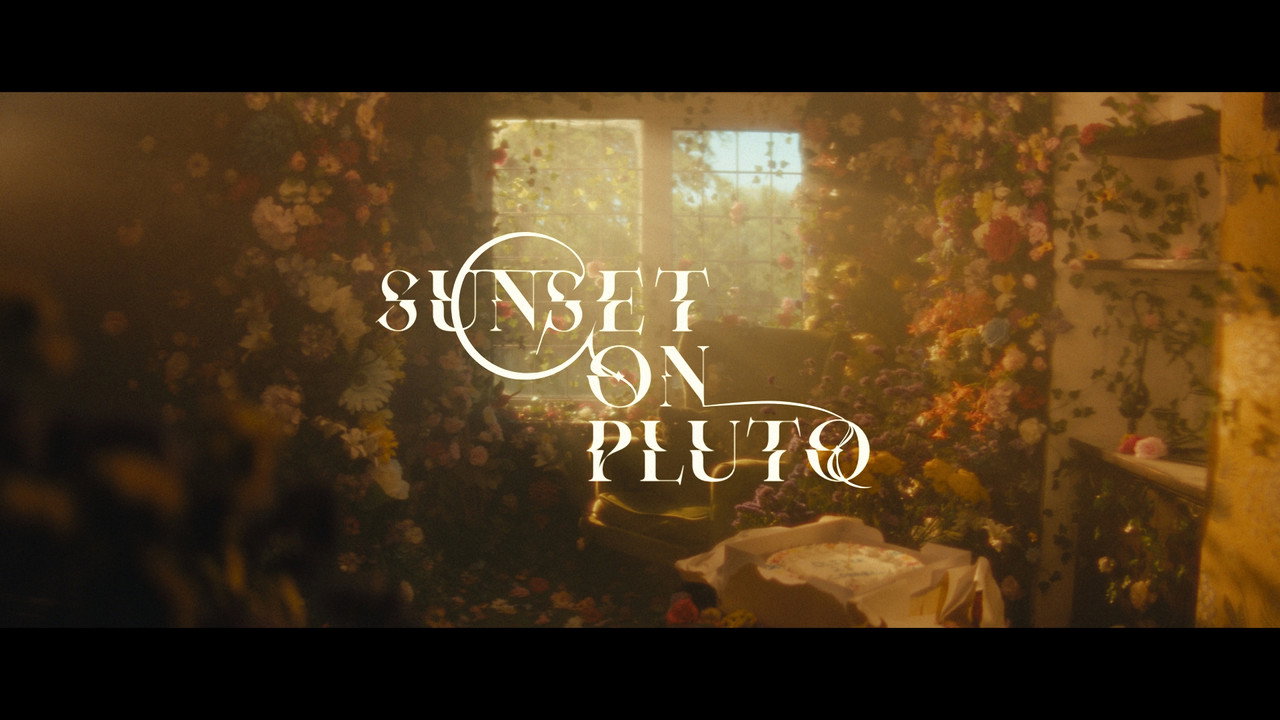 Sunset on Pluto backdrop