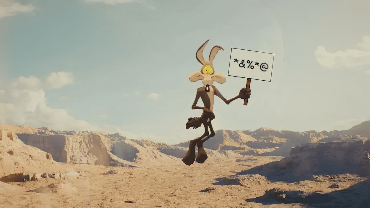 Coyote vs. Acme backdrop