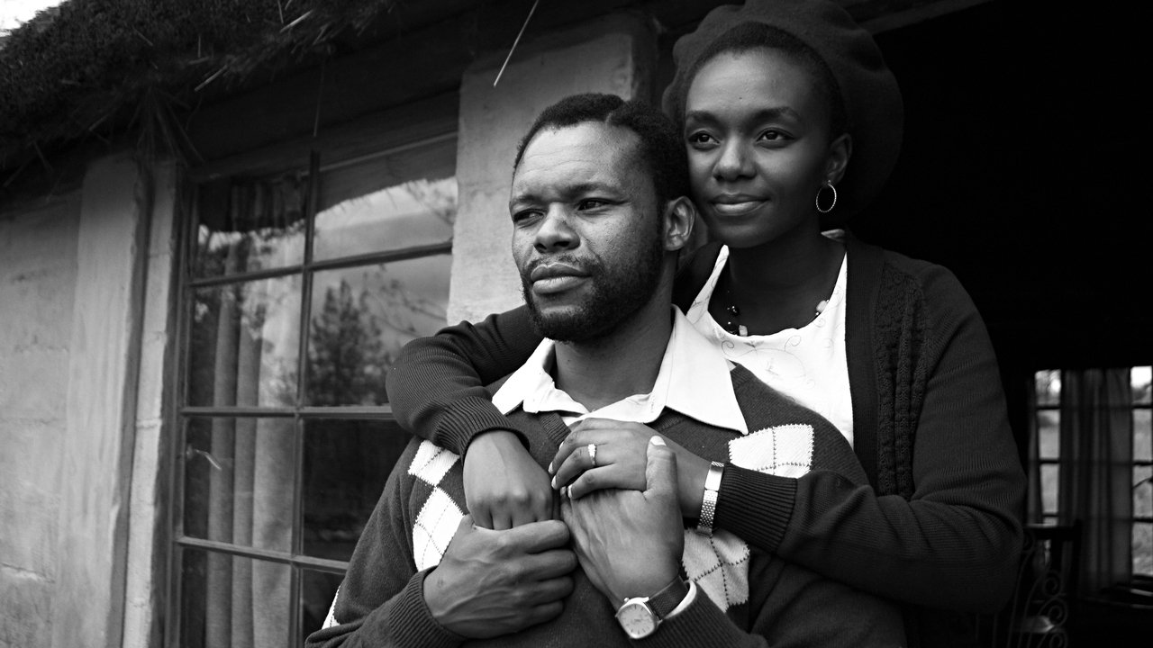 Mandela's Gun backdrop