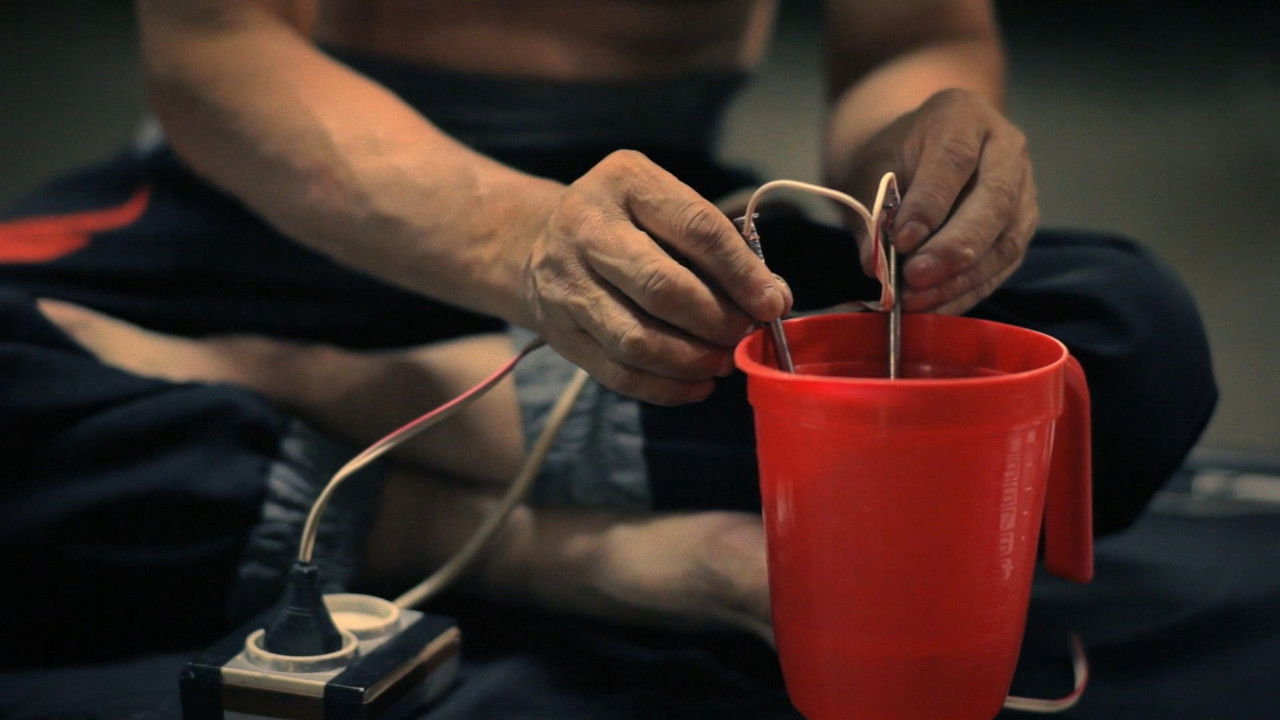 Battery Man backdrop