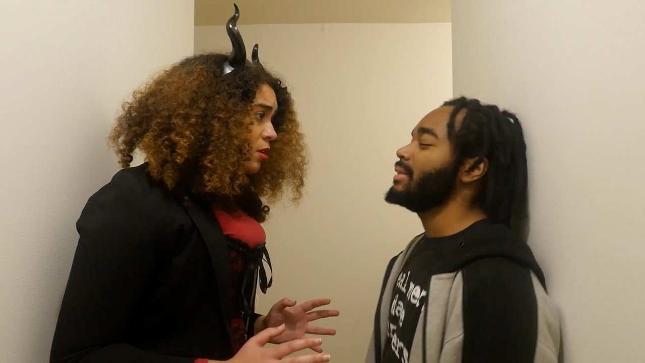 Beezlebub Ruins Christmas backdrop