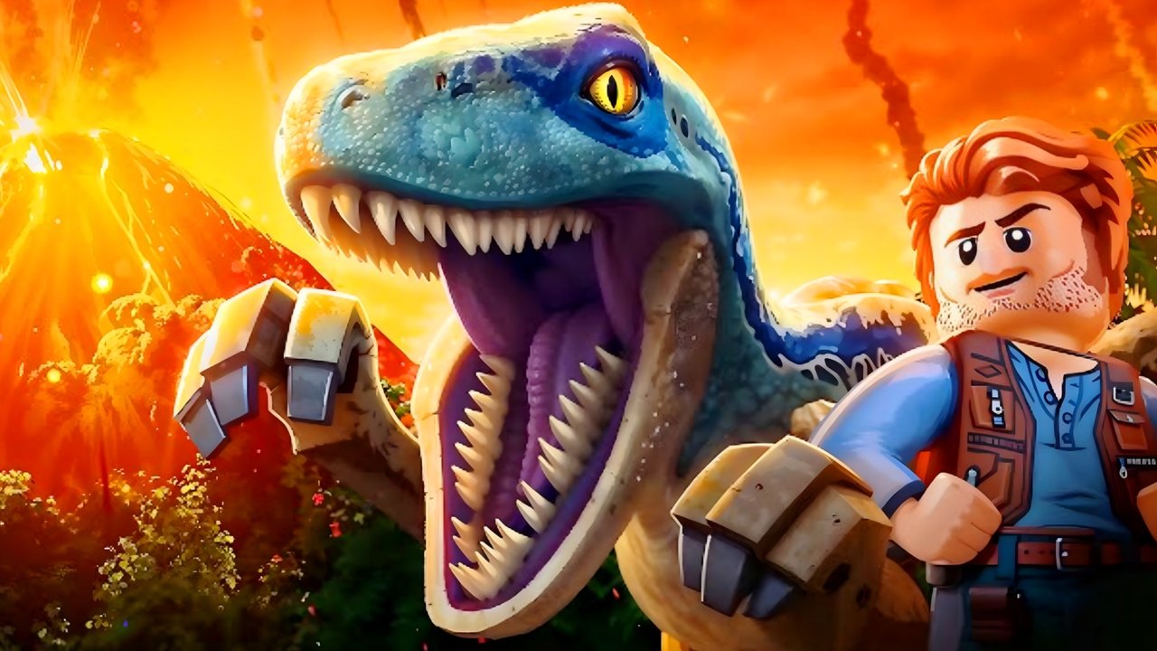 LEGO Jurassic World: Rescue Blue backdrop